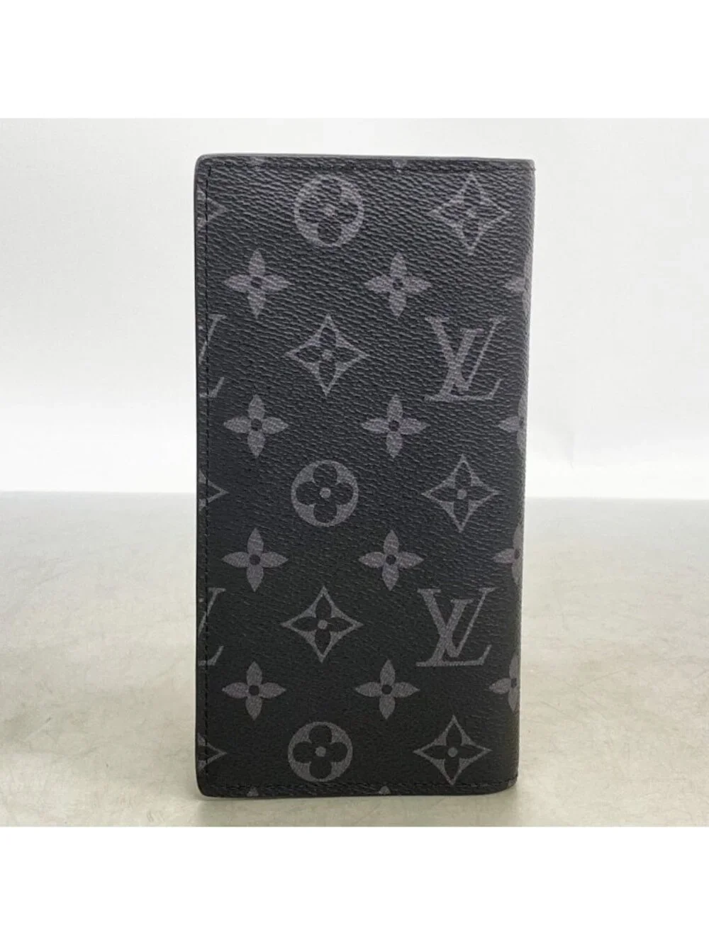 Louis Vuitton Wallet Monogram Eclipse Portefeuille Brazza Black